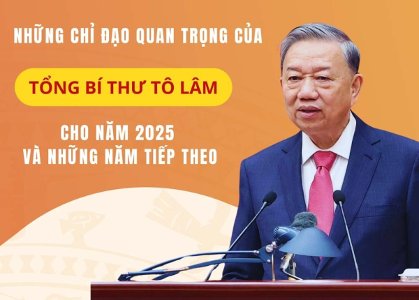 Những chỉ đạo quan trọng của Tổng Bí thư Tô Lâm cho năm 2025 và những năm tiếp theo